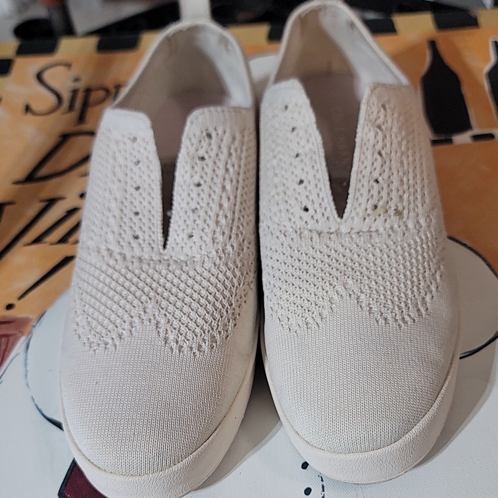 Cole Haan Women's‎ Cream Slip-On Shoes